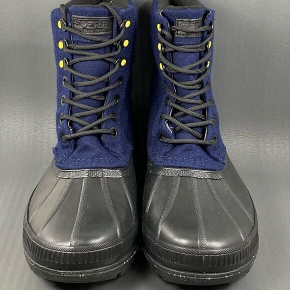 SPERRY Ice Bay Wool Navy Boots mens size 8.5 (new without Box) - Picture 4 of 9